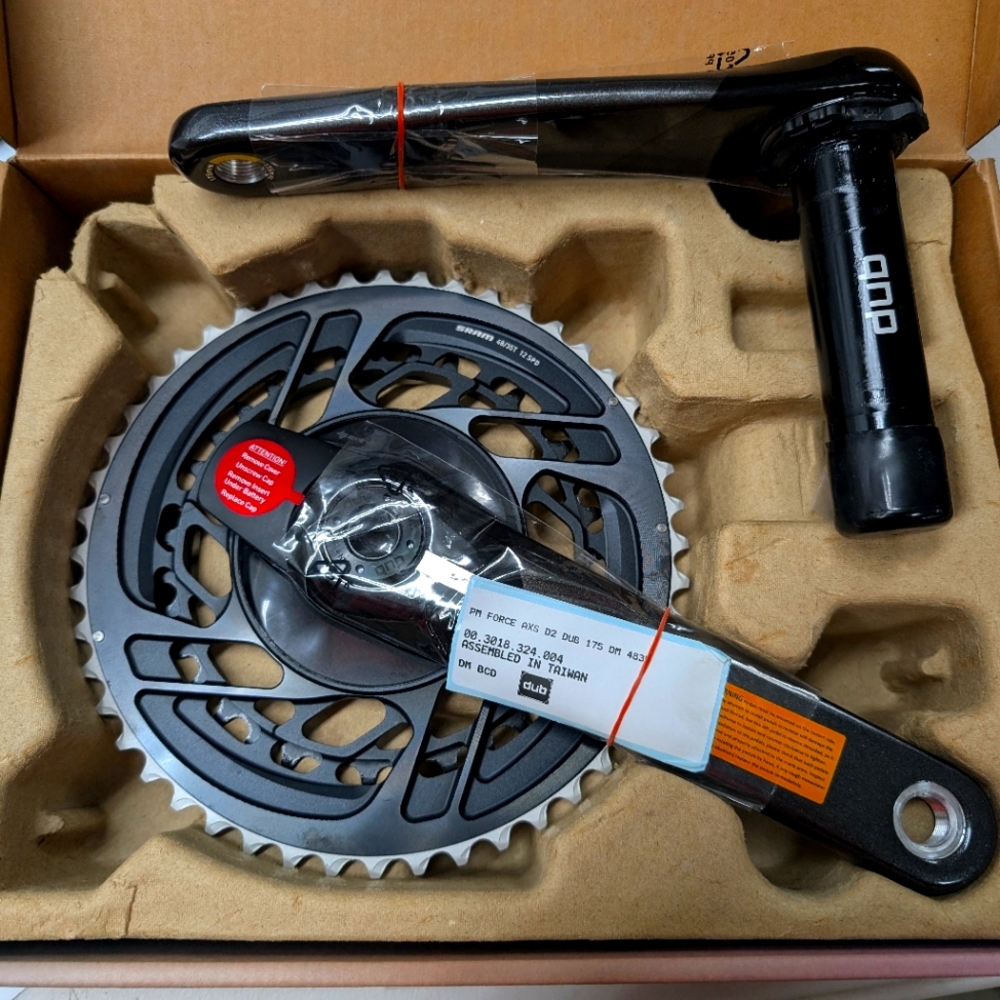 SRWM Force 45/35t DUB Powermeter Crankset 175mm cycling